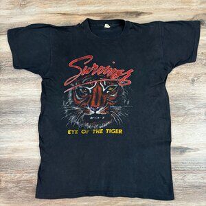 1982 Vintage Survivor Going the Distance Eye of the Tiger 80s Band Tour Shirt